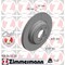 Zimmermann Brake Disc - Standard/Coated, 150347220 150347220 - alternate 1